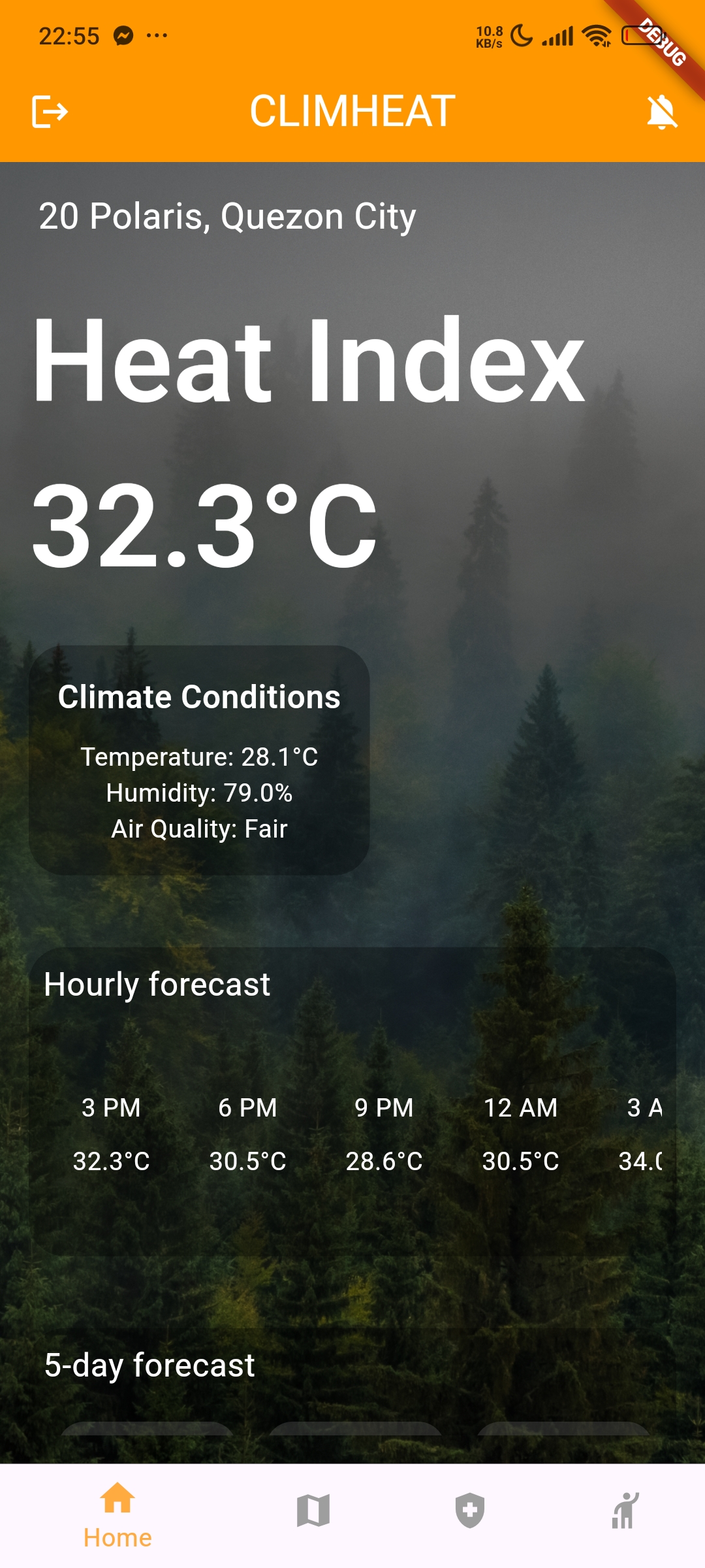 ClimHeat Weather App